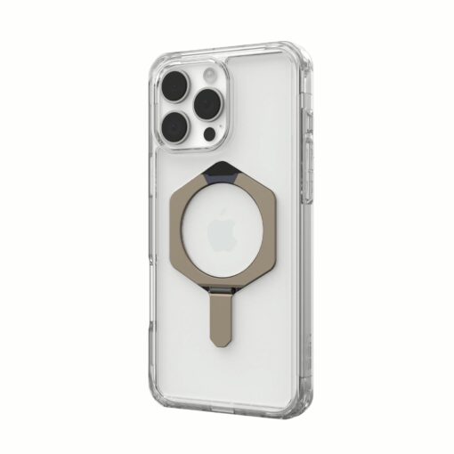 UAG รุ่น Plyo XTE Magsafe - เคส iPhone 16 Pro Max - สี Clear/Titanium - Image 3