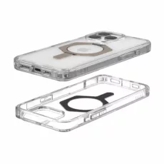 UAG รุ่น Plyo XTE Magsafe - เคส iPhone 16 Pro Max - สี Clear/Titanium