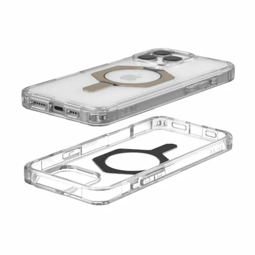 UAG รุ่น Plyo XTE Magsafe - เคส iPhone 16 Pro Max - สี Clear/Titanium