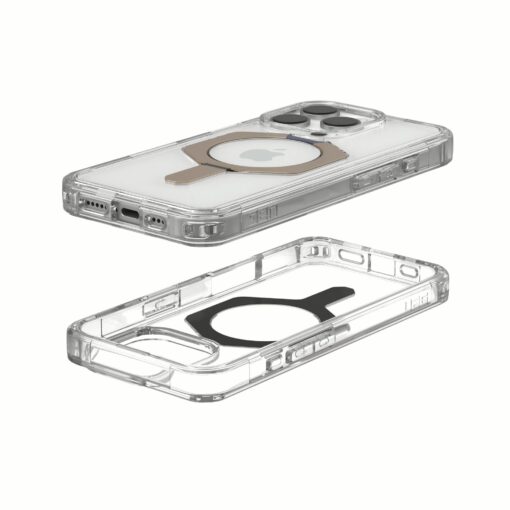 UAG รุ่น Plyo XTE Magsafe - เคส iPhone 16 Pro - สี Clear/Titanium - Image 13