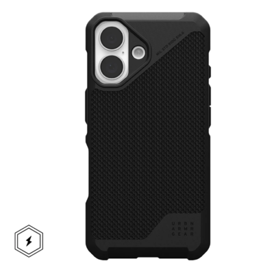 UAG รุ่น Metropolis LT Magsafe - เคส iPhone 16 - สี Kevlar Black