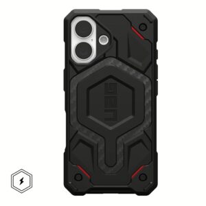 UAG รุ่น Monarch Pro - เคส iPhone 16 - สี Kevlar Black