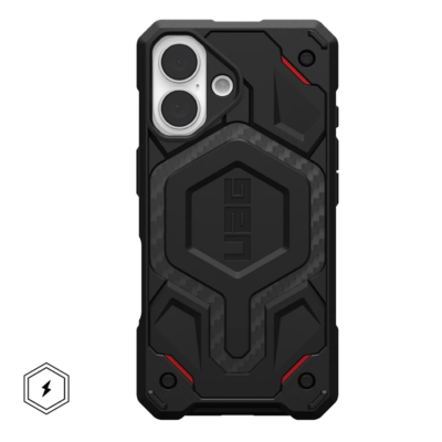 UAG รุ่น Monarch Pro - เคส iPhone 16 - สี Kevlar Black