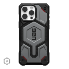 UAG รุ่น Monarch Pro - เคส iPhone 16 Pro Max - สี Kevlar Silver