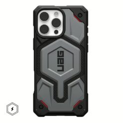 UAG รุ่น Monarch Pro - เคส iPhone 16 Pro Max - สี Kevlar Silver