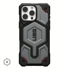 UAG รุ่น Monarch Pro - เคส iPhone 16 Pro Max - สี Kevlar Silver