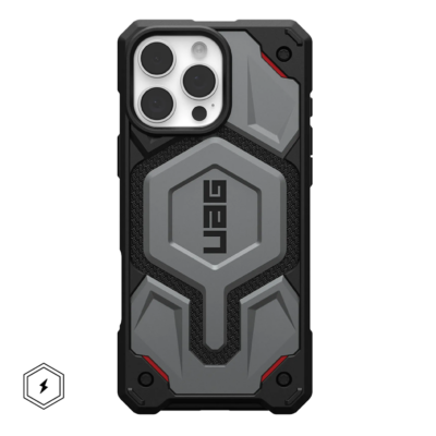 UAG รุ่น Monarch Pro - เคส iPhone 16 Pro Max - สี Kevlar Silver
