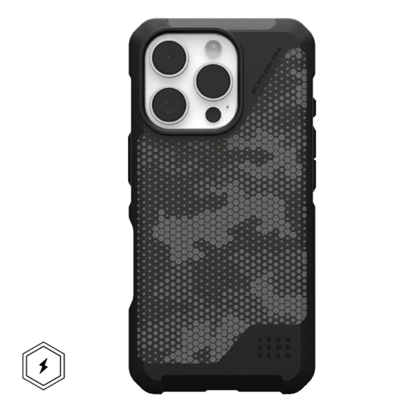 UAG รุ่น Metropolis LT Magsafe - เคส iPhone 16 Pro Max - สี Micro Hex Camo Graphite