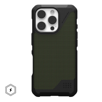 UAG รุ่น Metropolis LT Magsafe - เคส iPhone 16 Pro - สี Kevlar Olive