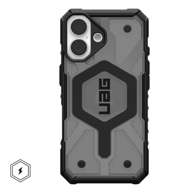 UAG รุ่น Pathfinder Clear Magsafe - เคส iPhone 16 - สี Ash
