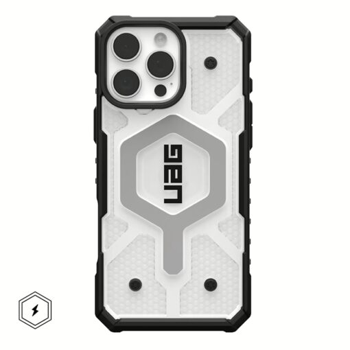 UAG รุ่น Pathfinder Clear Magsafe - เคส iPhone 16 Pro - สี Ice