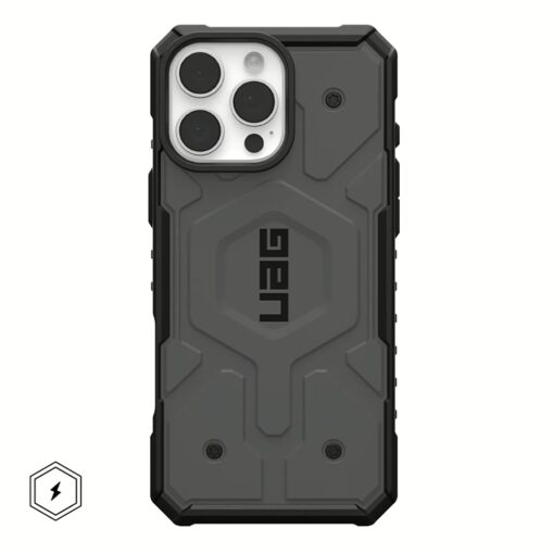 UAG รุ่น Pathfinder Magsafe - เคส iPhone 16 Pro Max - สี Silver