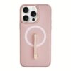 Custype รุ่น Magnetic Wireless Charging Phone Case with Single Pole stand - เคส iPhone 16 Pro Max - สี Pink