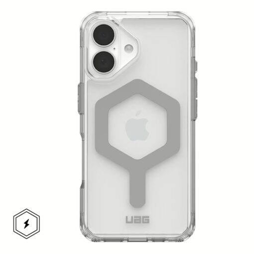 UAG รุ่น Plyo Magsafe - เคส iPhone 16 - สี Ice/Silver