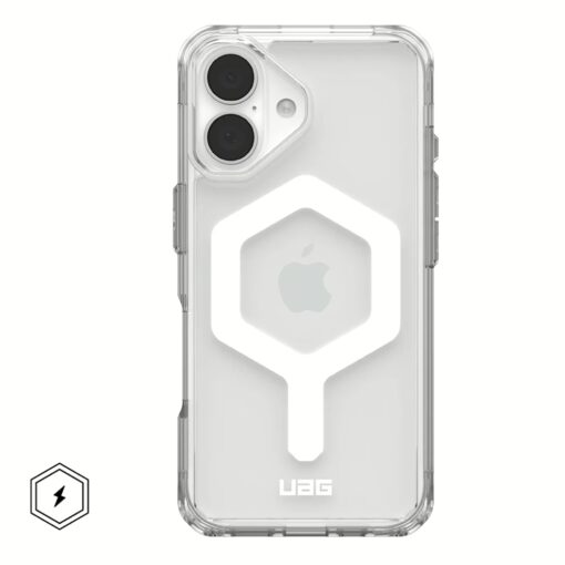 UAG รุ่น Plyo Magsafe - เคส iPhone 16 - สี Ice/White