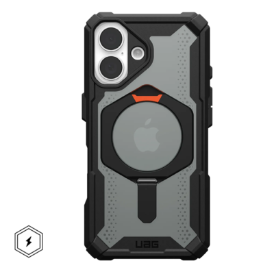 UAG รุ่น Plasma XTE Magsafe - เคส iPhone 16 - สี Black/Orange