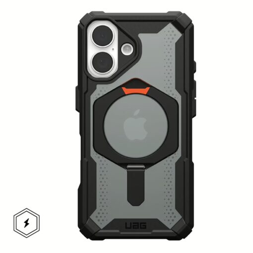 UAG รุ่น Plasma XTE Magsafe - เคส iPhone 16 Plus - สี Black/Orange