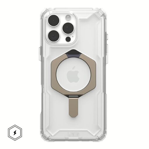UAG รุ่น Plasma XTE Magsafe - เคส iPhone 16 Pro Max - สี Clear/Titanium