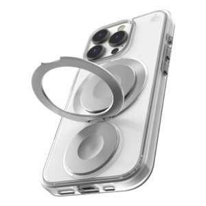 STM รุ่น Roll Spin Magsafe - เคส iPhone 16 Pro - สี Clear/Silver 6 STM รุ่น Roll Spin Magsafe - เคส iPhone 16 Pro - สี Clear/Silver