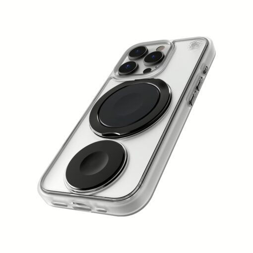 STM รุ่น Roll Spin Magsafe - เคส iPhone 16 Pro Max - สี Clear/Black - Image 3