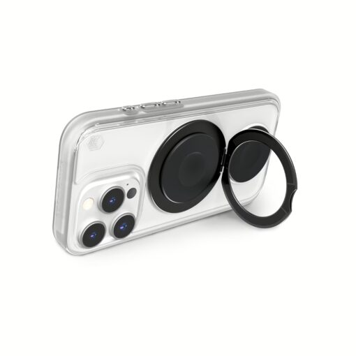 STM รุ่น Roll Spin Magsafe - เคส iPhone 16 Pro Max - สี Clear/Black - Image 4