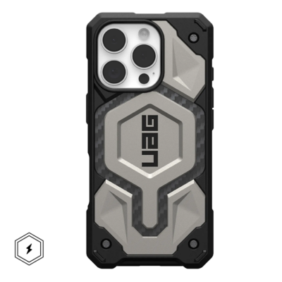 UAG รุ่น Monarch Pro - เคส iPhone 16 Pro - สี Titanium