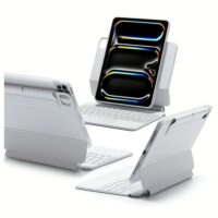 ESR รุ่น Rebound Magnetic Keyboard Case 360 - เคส iPad Pro 11" (5th/2024) - คีย์บอร์ด US English - สี White