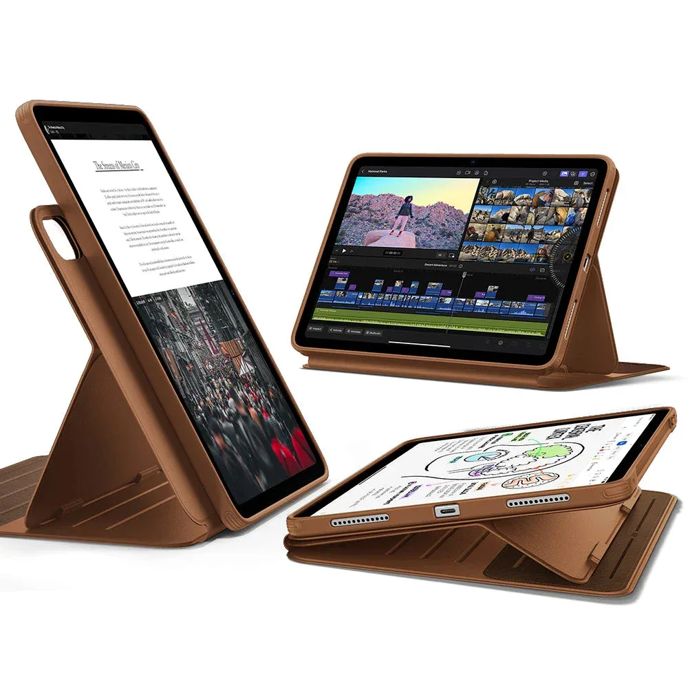 ESR รุ่น Shift Magnetic Case - เคส iPad Air 11" (2025/2024), iPad Air 10.9" (5th/4th Gen) - สี Brown 1 ESR รุ่น Shift Magnetic Case - เคส iPad Air 11" (2025/2024), iPad Air 10.9" (5th/4th Gen) - สี Brown