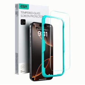 ESR รุ่น Tempered Glass Screen Protector - ฟิล์มกระจก iPhone 16 Pro Max - สี Clear