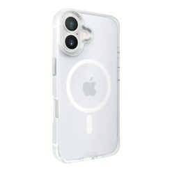 Hoda รุ่น Rough Case Magnet - เคส iPhone 16 - สี Clear Matte