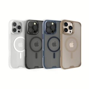 Hoda รุ่น Rough Case Magnet - เคส iPhone 16 - สี Clear Matte