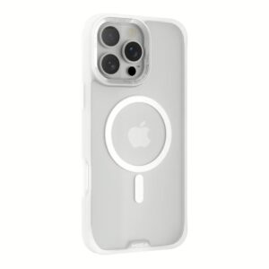 Hoda รุ่น Rough Case Magnet - เคส iPhone 16 Pro - สี Clear Matte