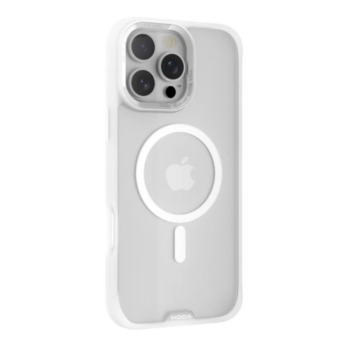 Hoda รุ่น Rough Case Magnet - เคส iPhone 16 Pro - สี Clear Matte