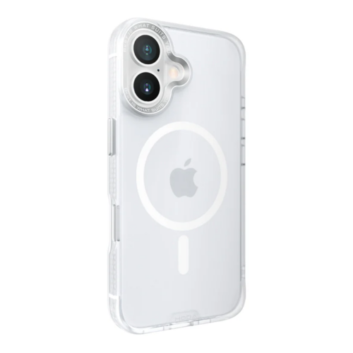 Hoda รุ่น Rough Case Magnet - เคส iPhone 16 Plus - สี Clear Matte