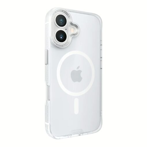 Hoda รุ่น Rough Case Magnet - เคส iPhone 16 Plus - สี Clear Matte
