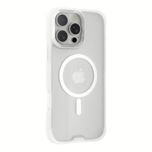Hoda รุ่น Rough Case Magnet - เคส iPhone 16 Pro Max - สี Clear Matte