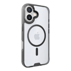 Hoda รุ่น Rough Case Magnet - เคส iPhone 16 Plus - สี Black