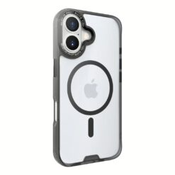 Hoda รุ่น Rough Case Magnet - เคส iPhone 16 Plus - สี Black