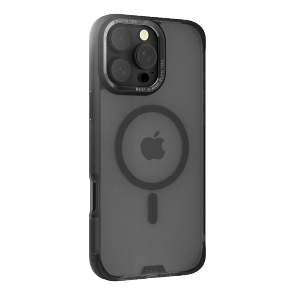 Hoda รุ่น Rough Case Magnet - เคส iPhone 16 Pro Max - สี Black