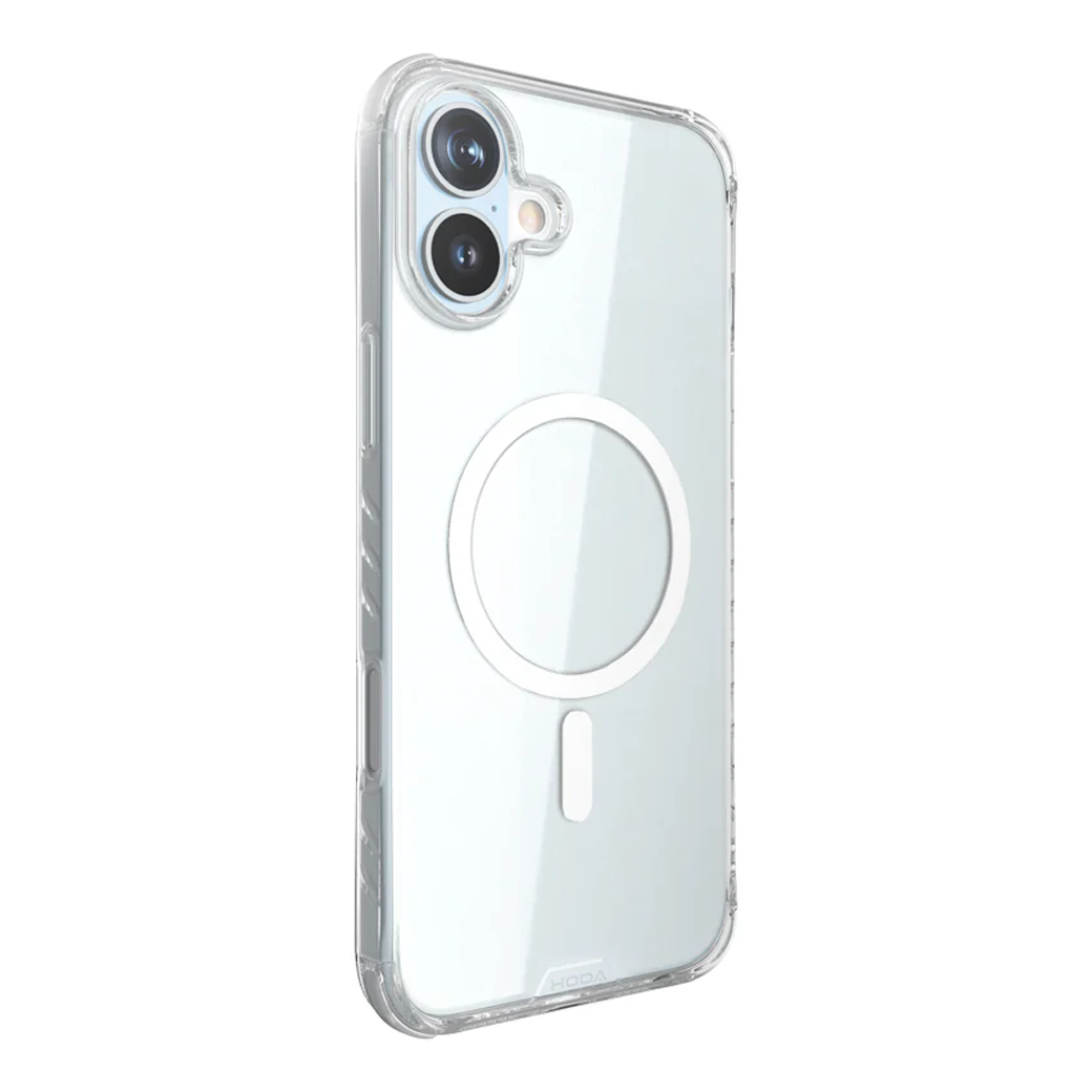Hoda รุ่น Slim Defender With Magnet - เคส iPhone 16 - สี Clear