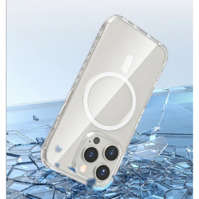 Hoda รุ่น Slim Defender With Magnet - เคส iPhone 16 Pro Max - สี Clear
