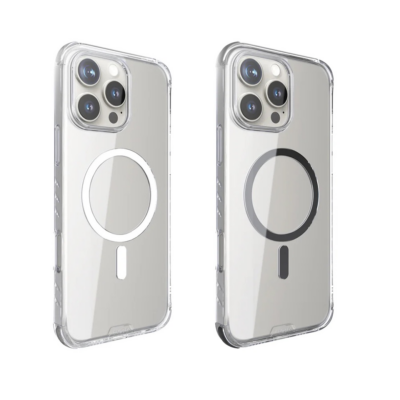Hoda รุ่น Slim Defender With Magnet - เคส iPhone 16 Pro Max - สี Clear