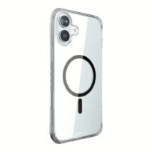 Hoda รุ่น Slim Defender With Magnet - เคส iPhone 16 - สี Clear Black