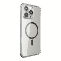 Hoda รุ่น Slim Defender With Magnet - เคส iPhone 16 Pro - สี Clear Black