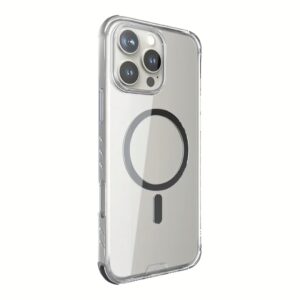 Hoda รุ่น Slim Defender With Magnet - เคส iPhone 16 Pro - สี Clear Black