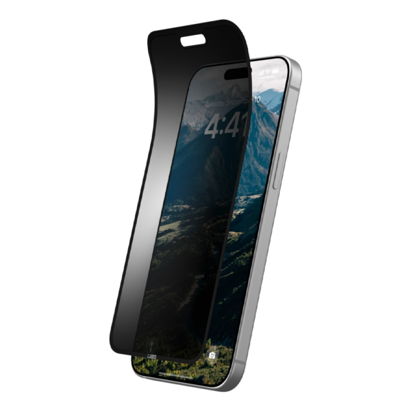 UAG รุ่น Removable Privacy - ฟิล์มเพิ่มความเป็นส่วนตัวแบบถอดออกได้ - iPhone 15 Pro Max