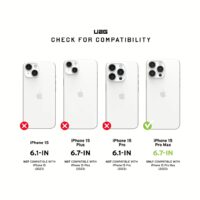 UAG รุ่น Removable Privacy - ฟิล์มเพิ่มความเป็นส่วนตัวแบบถอดออกได้ - iPhone 15 Pro Max