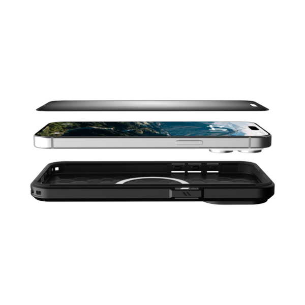 UAG รุ่น Removable Privacy - ฟิล์มเพิ่มความเป็นส่วนตัวแบบถอดออกได้ - iPhone 15 Pro Max