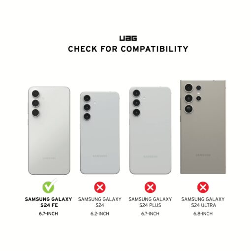 UAG รุ่น Plyo Pro - เคส Galaxy S24 FE - สี Ice/White - Image 3