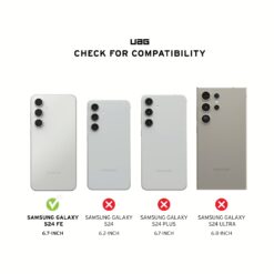 UAG รุ่น Scout - เคส Galaxy S24 FE - สี Black